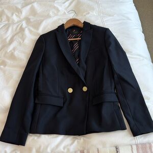 vintage Navy J.Crew double breasted blazer. size 4